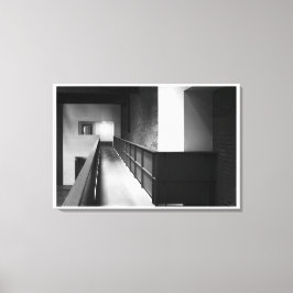 Kunst voor architectonische fugue canvas afdruk