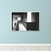 Kunst voor architectonische fugue canvas afdruk (Insitu (Houten vloer))