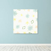 Kunst voor atoomtijdperk canvas afdruk (Insitu (Houten vloer))