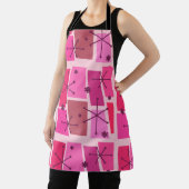 Kunst voor atoomtijdperk Pop Hot Pink Schort (Insitu)