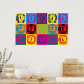 Kunst voor beroepsmatige Pop Poster (Keuken)