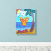 Kunst voor beugel schilderen van gevlekt schilderd canvas afdruk (Insitu (Houten vloer))