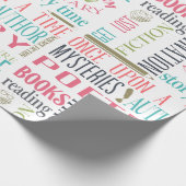 Kunst voor bibliotheeksubstraten cadeaupapier (Hoek)