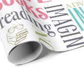 Kunst voor bibliotheeksubstraten cadeaupapier (Rol Hoek)