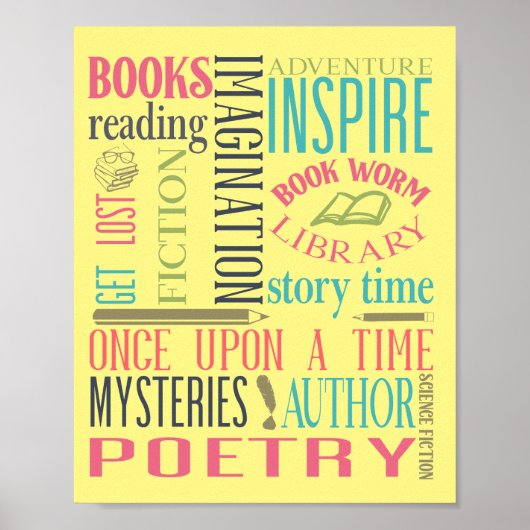 Kunst voor bibliotheeksubstraten poster (Voorkant)