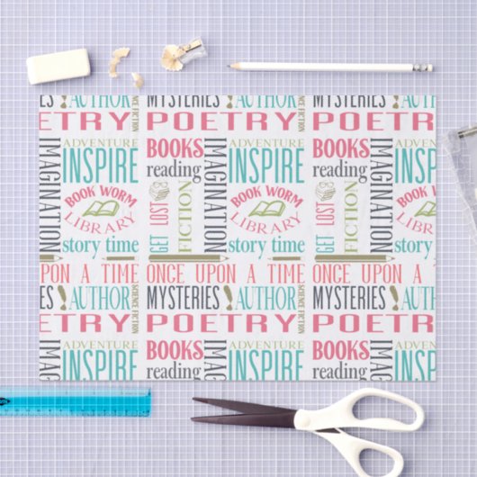 Kunst voor bibliotheeksubstraten tissuepapier (Craft)