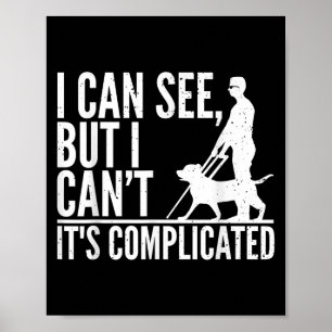 Kunst voor blinde mannen en vrouwen Blinde mensen Poster