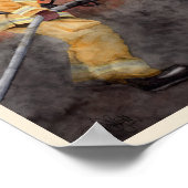 Kunst voor brandweerlieden Afdrukken geschikt voor Poster (Hoek)