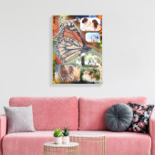 Kunst voor Butterfly-familie Canvas Afdruk (Insitu (Woonkamer))