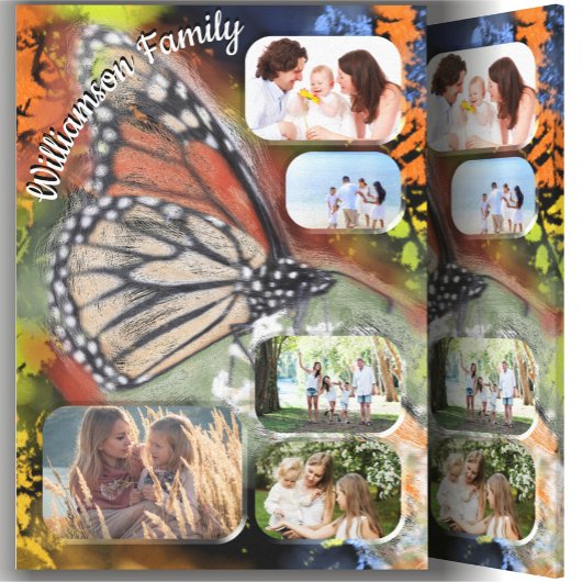 Kunst voor Butterfly-familie Canvas Afdruk