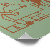 Kunst voor chirurgische Pop Poster (Hoek)