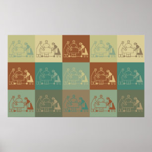 Kunst voor chirurgische Pop Poster