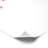 Kunst voor Dala Horse Red en White Folk Foto Afdruk (Hoek)