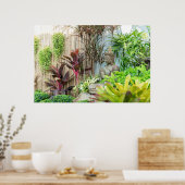 Kunst voor de muur van Boeddha Garden Poster (Keuken)