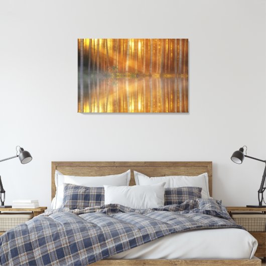 Kunst voor de Muur van het Bomen-Canvas Canvas Afdruk (Insitu (Slaapkamer))