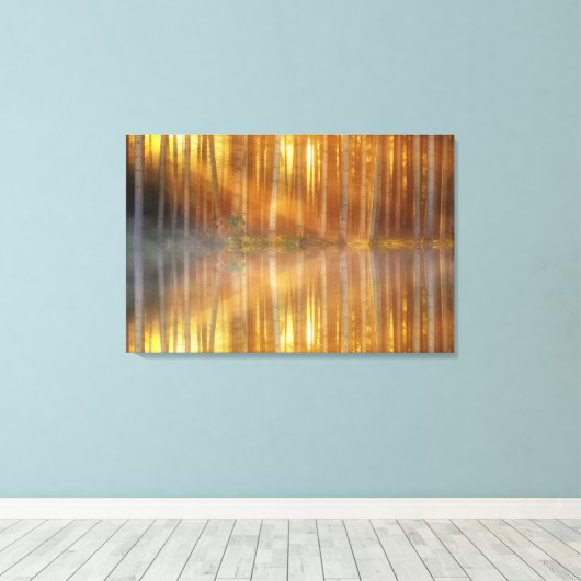 Kunst voor de Muur van het Bomen-Canvas Canvas Afdruk (Insitu (Houten vloer))