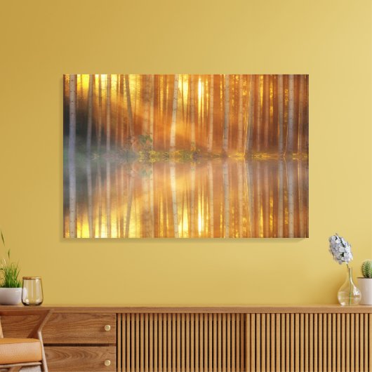 Kunst voor de Muur van het Bomen-Canvas Canvas Afdruk (Insitu (Woonkamer))