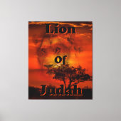 Kunst voor de muur van Judah Biblical Tribe Canvas Afdruk (Voorkant)