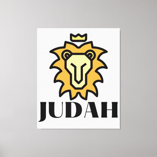Kunst voor de muur van Judah Crown Canvas Afdruk (Voorkant)