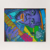 Kunst voor de straat van Louisiana, kerstcadeautje Legpuzzel (Horizontaal)