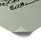 Kunst voor de tekenkunst van het LUCHTVAARTUIG 190 Poster (Hoek)