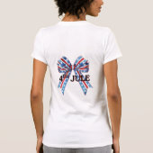 Kunst voor de viering van de Amerikaanse Onafhanke T-shirt (Achterkant)