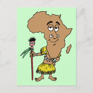 Kunst voor de viering van het Zuid-Afrikaanse Vint Briefkaart
