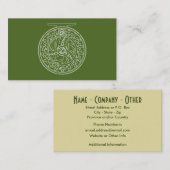 Kunst voor de visserij op vliegende spieren visitekaartje (Voorkant / Achterkant)