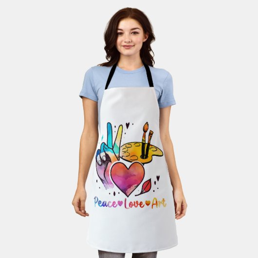 Kunst voor de Vredesliefdeskunst voor kunstenaars  Schort (Gedragen)