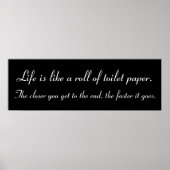 Kunst voor de wand van de badkamer poster (Voorkant)