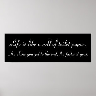 Kunst voor de wand van de badkamer poster