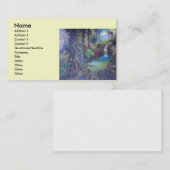Kunst voor de waterval in het regenwoud visitekaartje (Voorkant / Achterkant)