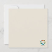 Kunst voor een goed doel - Kaart Square (Achterkant)