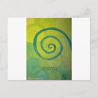 Kunst voor energiekunst briefkaart
