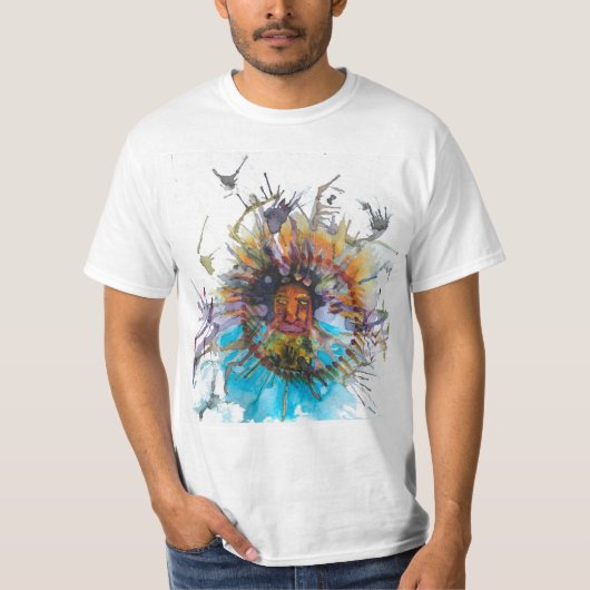 Kunst voor experimentele Waterverf T-shirt (Voorkant)