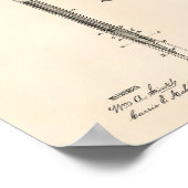 Kunst voor fontein Pen 1884 - Oude portier Poster (Hoek)