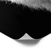 Kunst voor foto's van zwarte en witte luis/dierlij poster (Hoek)