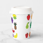 Kunst voor fruit papieren bekers (Links)