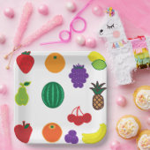 Kunst voor fruit papieren bordje (Feest)