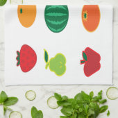Kunst voor fruit theedoek (Gevouwen)