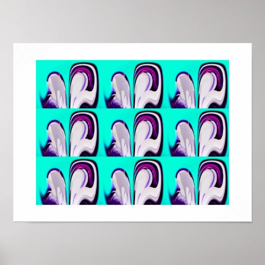 Kunst voor geluk poster (Voorkant)