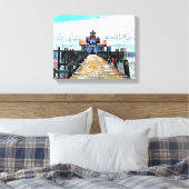 Kunst voor gemengde media Canvas Afdruk (Insitu (Slaapkamer))