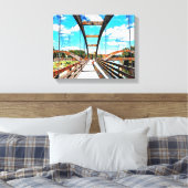 Kunst voor gemengde media Canvas Afdruk (Insitu (Slaapkamer))