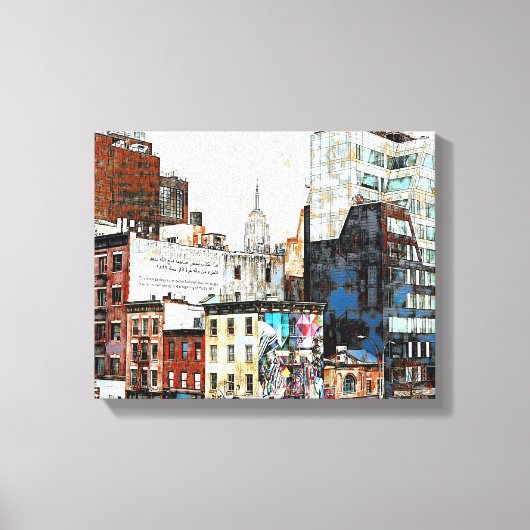 Kunst voor gemengde media Canvas Afdruk (Voorkant)