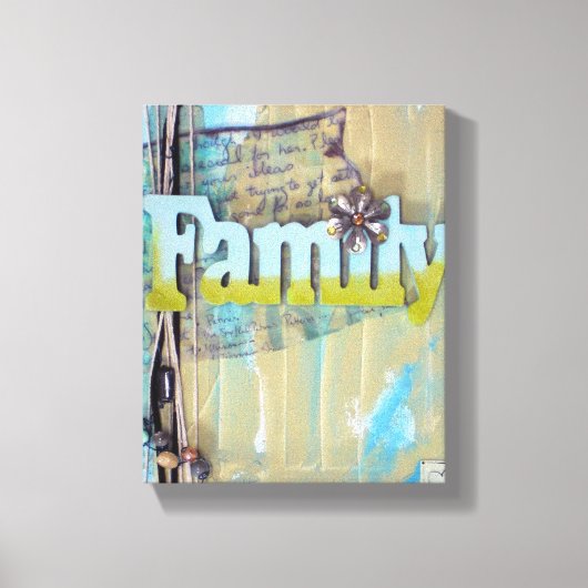 Kunst voor gemengde mediamoederen canvas afdruk (Voorkant)