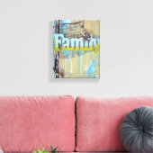 Kunst voor gemengde mediamoederen canvas afdruk (Insitu (Woonkamer))