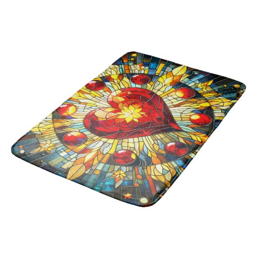 Kunst voor hart badmat (Gekanteld)