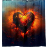 Kunst voor hart douchegordijn (Voorkant)