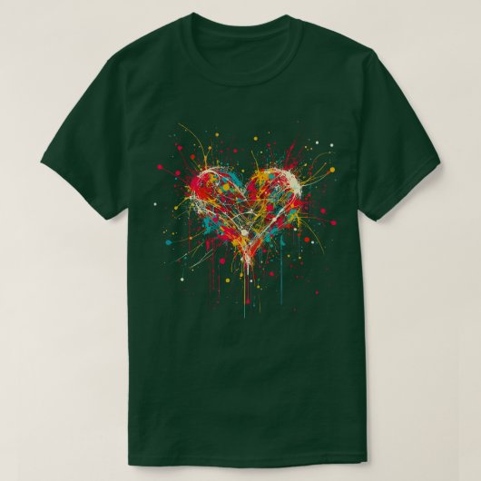 Kunst voor hart t-shirt (Design voorkant)