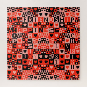 Kunst voor harten en woorden legpuzzel